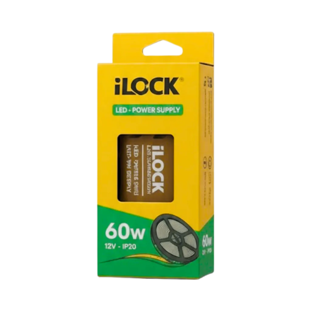 iLock Premium LED Power Supply 12V, With 5 Layers Of Protection