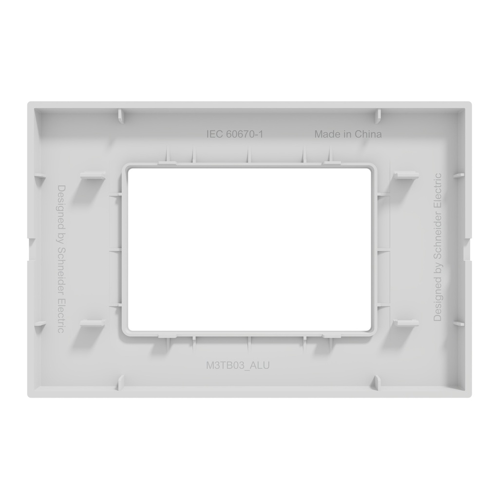Schneider Electric Miluz E Cover Frame, 3 Gang, Bronz