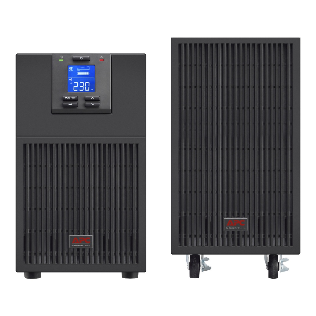 APC Easy UPS On-Line, 10kVA/10kW, Tower, 230V, Hard Wire 3-Wire(1P+N+E) Outlet, Intelligent Card Slot, LCD, Extended Runtime