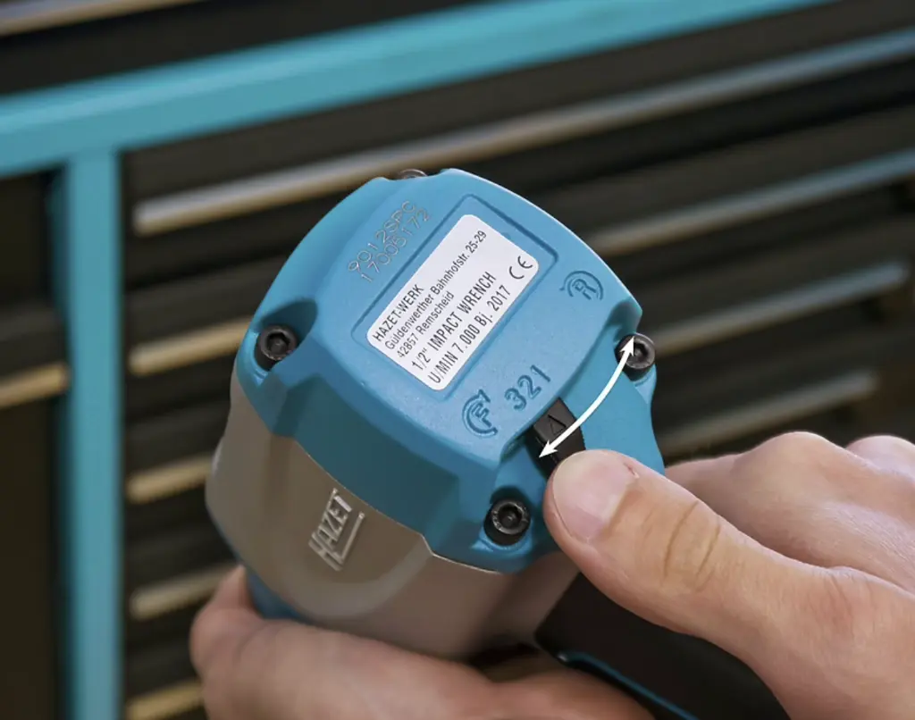 Hazet 1/2 Inch 12.5 mm Square Solid Impact Wrench 850 Nm