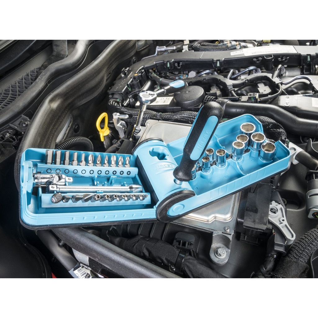 Hazet Socket and bit set “Smart Case” 38 Pieces