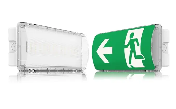 Mackwell LED Emergency Bulkhead Luminaire 1100 lm IP65/IK07