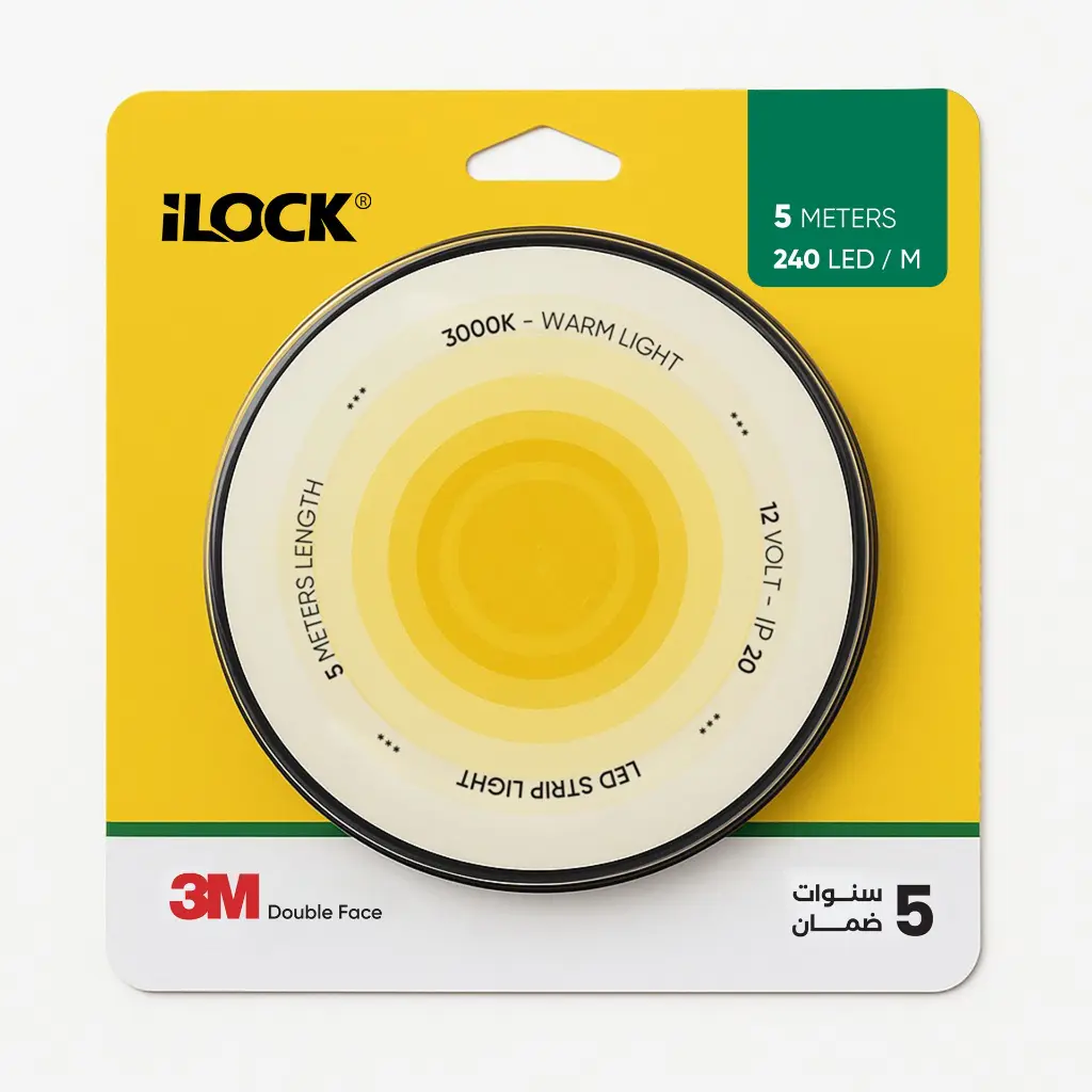 iLock Led Strip Light 5m 240 Leds warm 18w