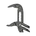 Hazet Universal Pliers 260mm Feiner Rastabstand