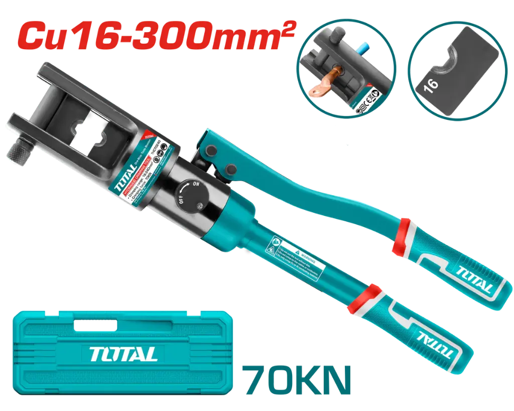 Total Hydraulic Crimping Tool 16:300 mm 70kN - THCT0240