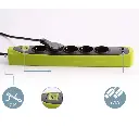 iLock Power Strip 5 Schuko Outlet + 2 Certified USB 2.1A and Silicon Cover