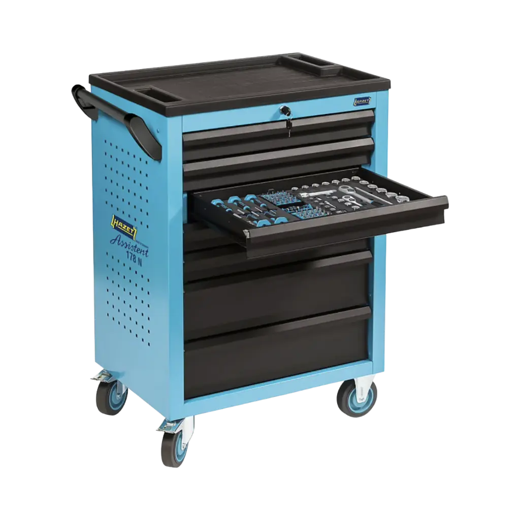 Hazet Tool Trolley Assistent 178N-7 Single 7 Drawers Total 781*498*1039 mm