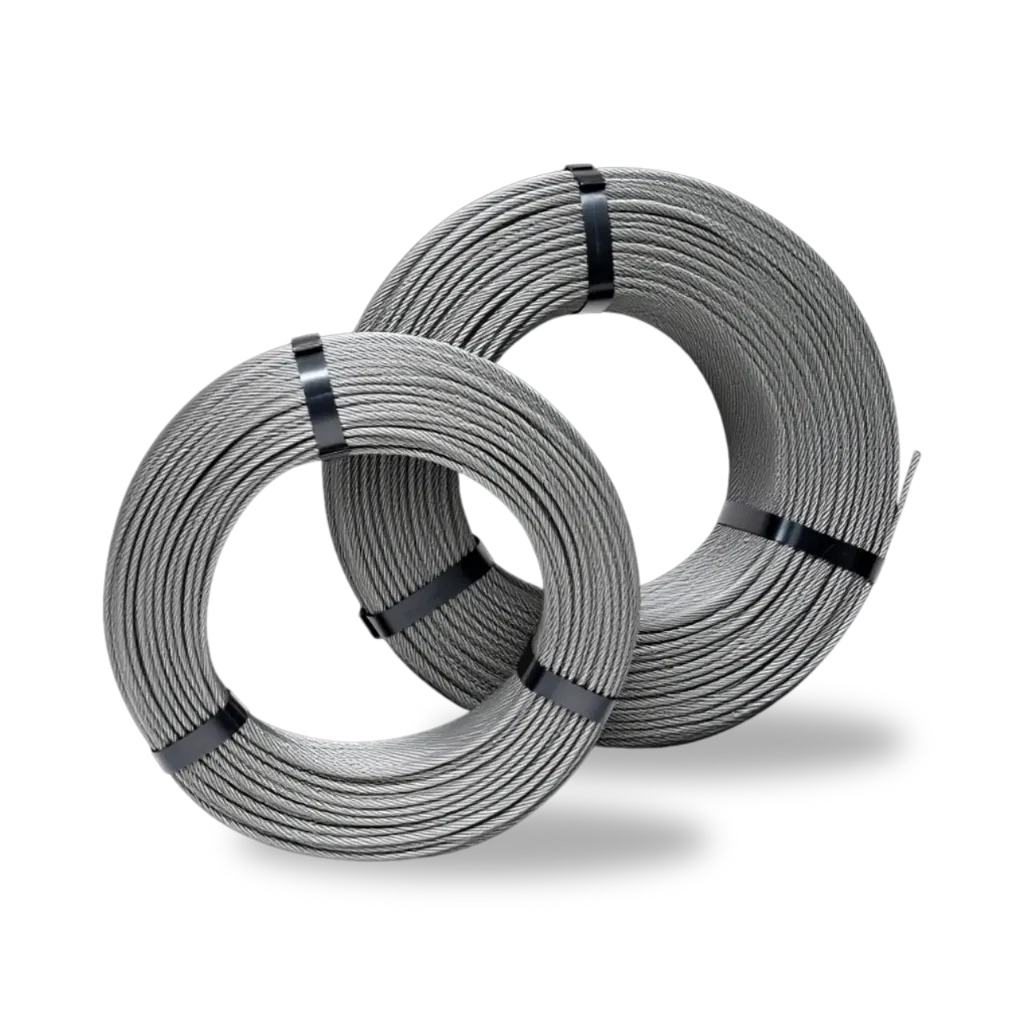 Crystal Flex Wire Rope 4.9 mm Galvanized Steel