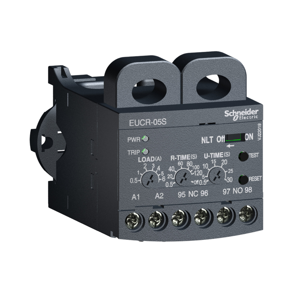 Schneider Electric Electronic Undercurrent Relay, EOCR Digital, 0.5 to 6A, 24 to 240VAC/DC, Standard
