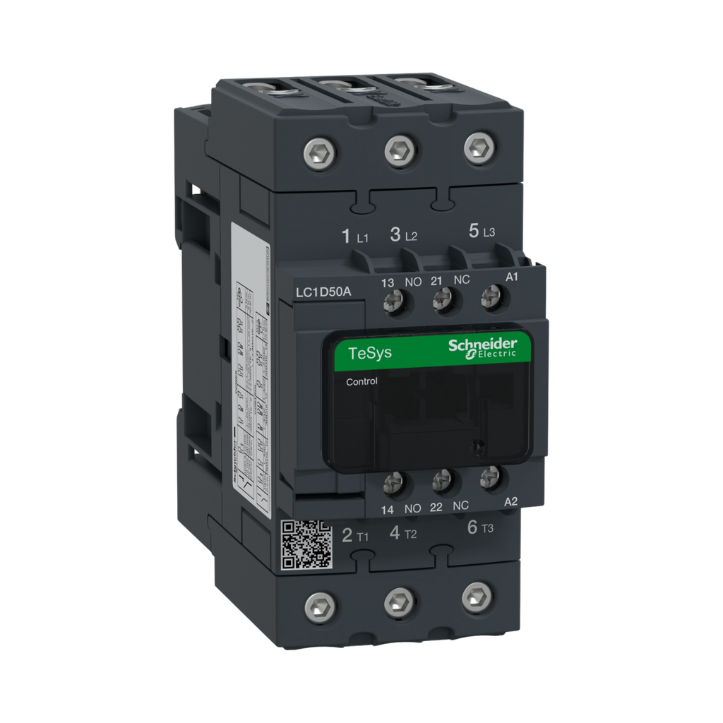 Schneider Electric TeSys D Contactor - 3P(3 NO) - AC-3 - <= 440 V 50 A - 380 V AC 50/60 Hz Coil
