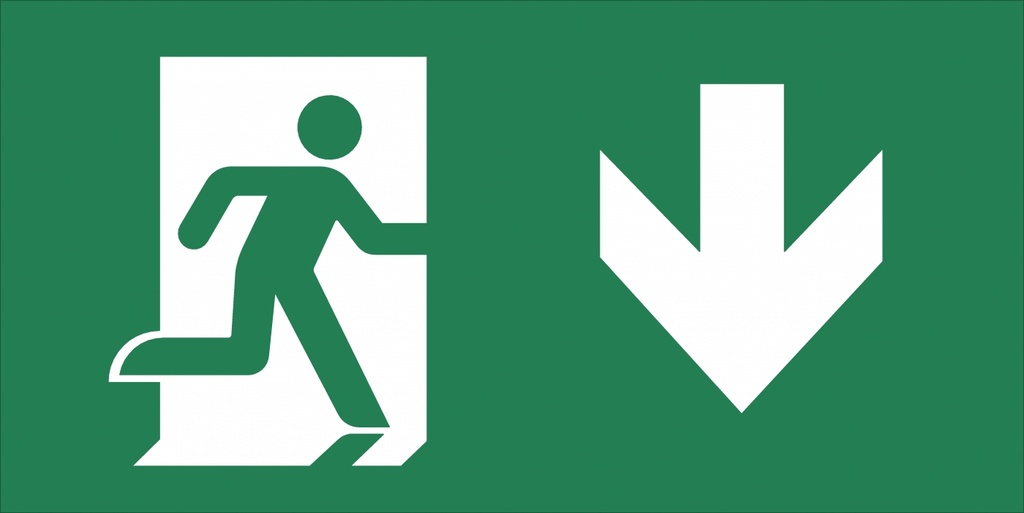 [SW-34/DR/DL] Olympia Electronics Marking Overlay Pictogram With Down Left Down Right For MLD-34D/W