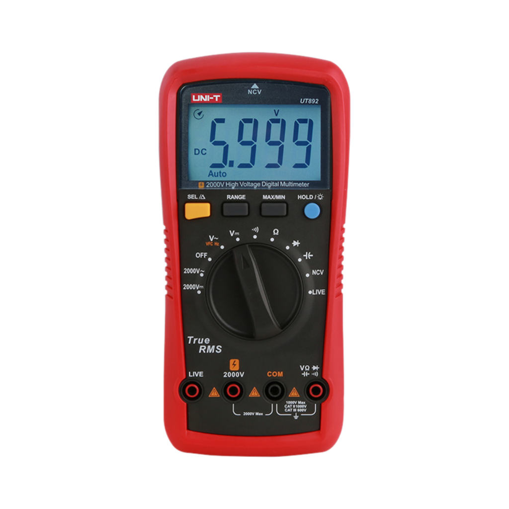 [UT892] Uni-T High Voltage Digital Multimeter 2000V AC/DC