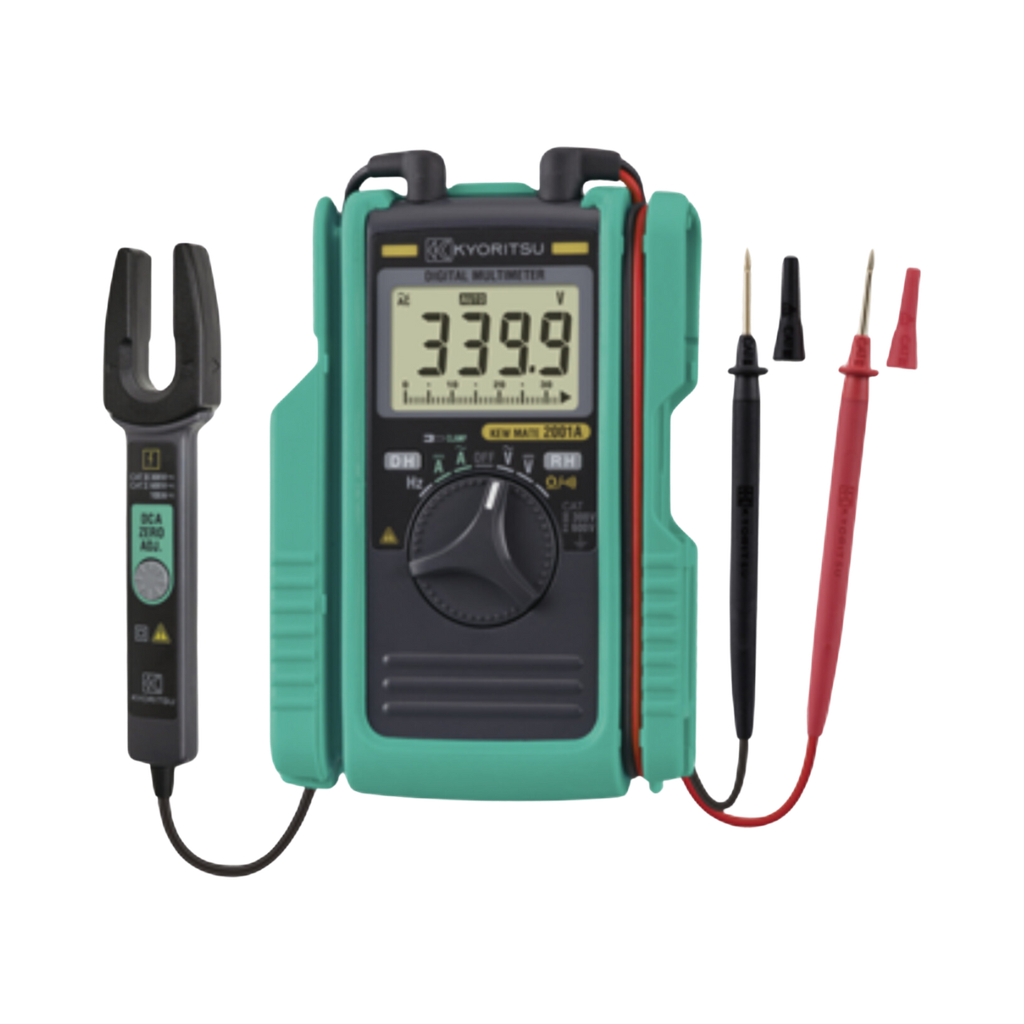 [2001A] Kyoritsu Digital Multimeter With AC/DC Open Clamp Sensor 100A