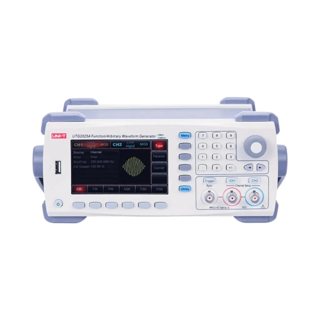 [UTG2025A] Uni-T  Waveform Generator 150 MHz, 2 Analog Channels, 500MSA/S, 56MPTS