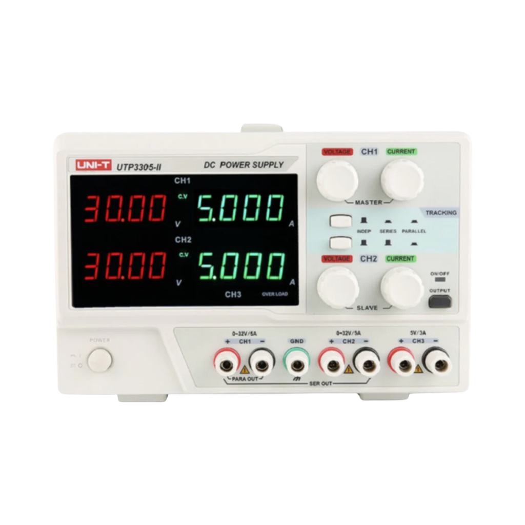 [UTP3305-II] Uni-T DC Power Supply 150 MHz 2 Analog Channels, 500MSA/S, 14NS