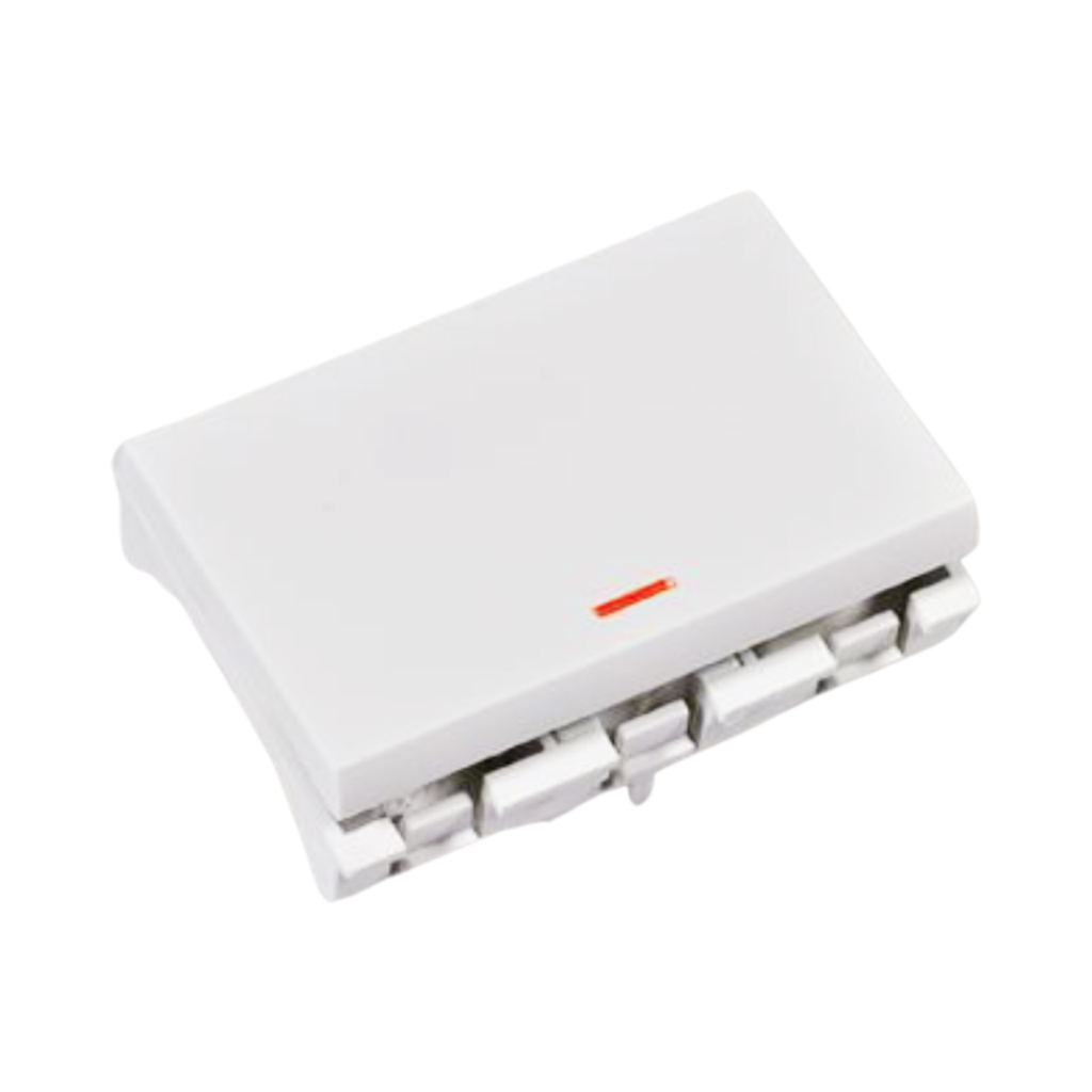 [35040] فينوس مفتاح ديفاتير ثلاثى 16 امبير ابيض باللمبة جى فينوس