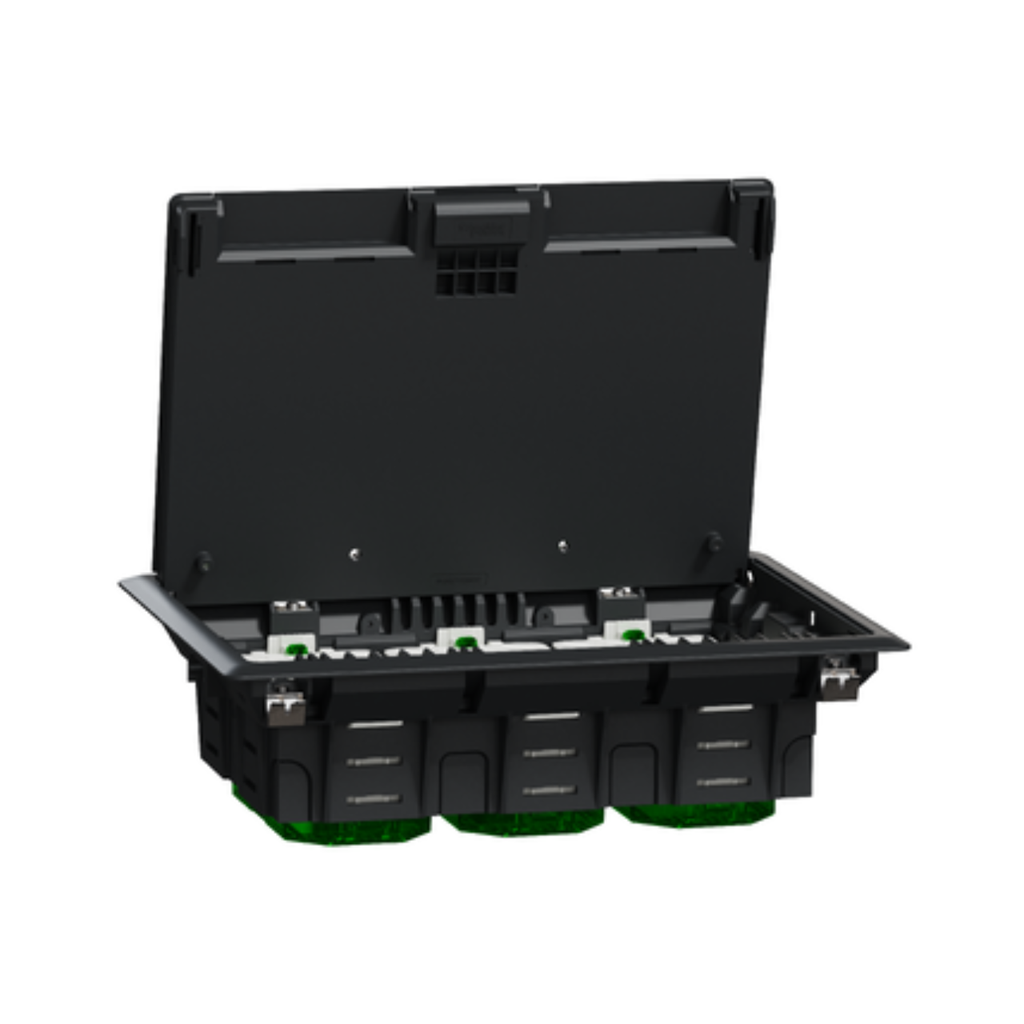 [INS52122] Unica System+ , Floorbox L , Plastic , IP24 , 6 Modules