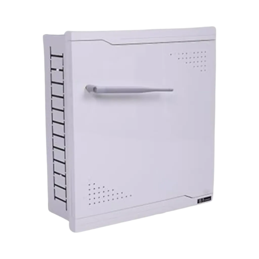 [120131] لوحة توزيع أتصالات ومرئيات داخل الحائط مزودة بقاطع حماية سفتى يفصل عند زيادة الاحمال فينوس