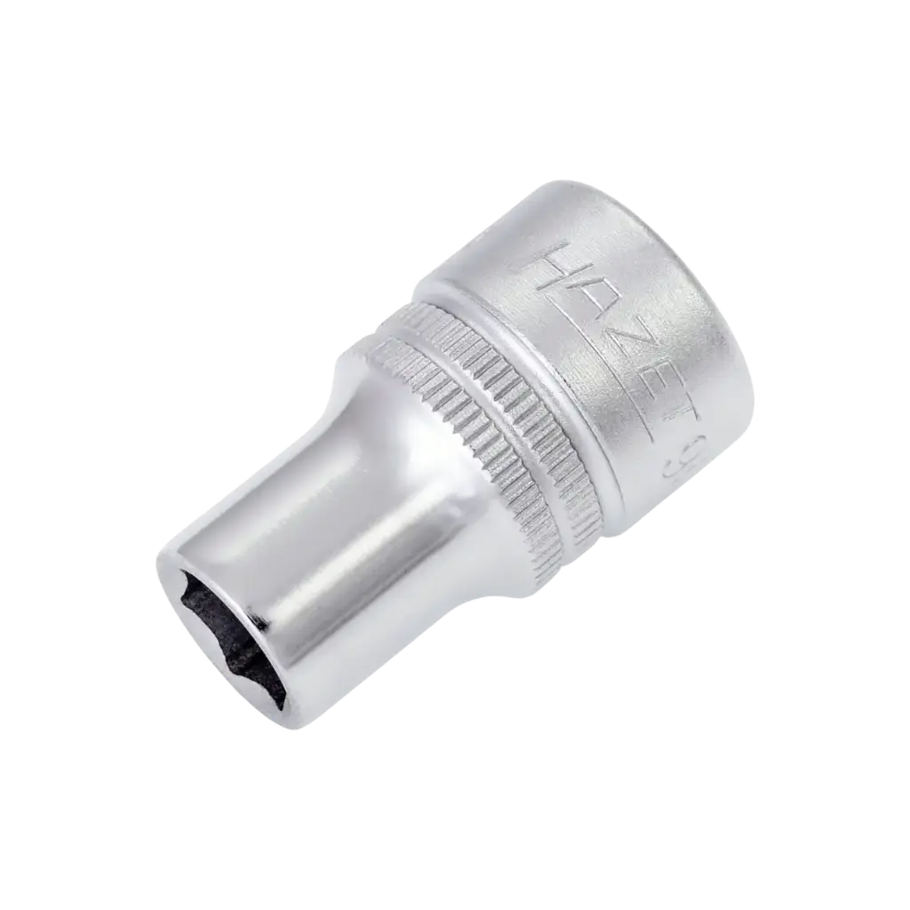 [900-12] Hazet 1/2 inch,12.5 mm Square, Hollow Socket Outside Hexagon Traction Profile 12 mm 