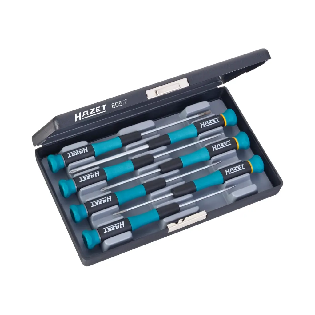 [805/7] Hazet Electronic Screwdriver Set 7 Pieces
