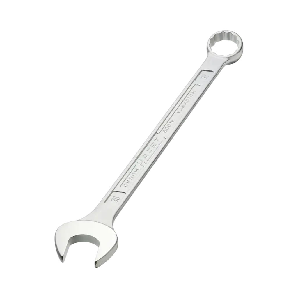 Hazet Combination Wrench Size 30 mm ∙ Outside 12-Point Traction Profile