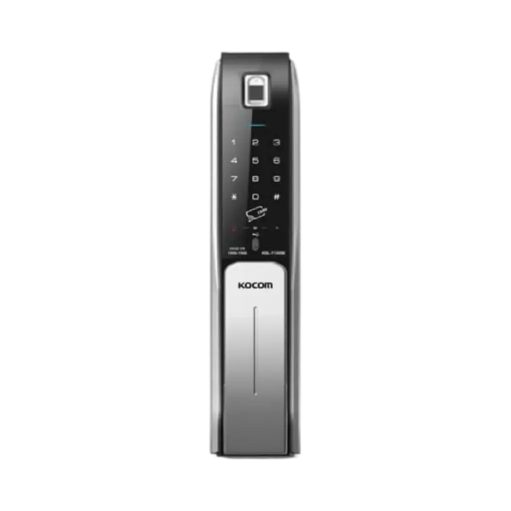 Kocom Digital Touch Fingerprint Door Lock, Silver