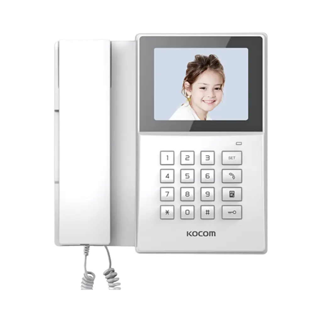 [KCV-340] Kocom 4" Color Digital LCD Monitor, 5 Melody Selection