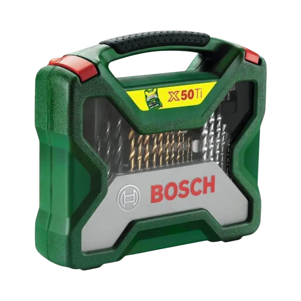 [2607019327] Bosch X-Line Drill- and Screwdriver Bit Set TiN-Coated 50 Pieces