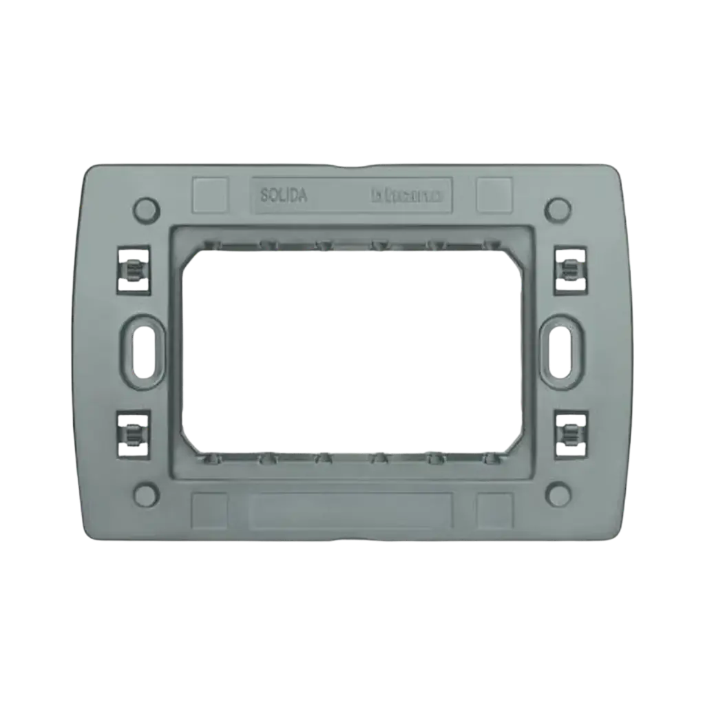 [D4703] شاسيه 3 فتحه لون رمادى سوليدا بتشينو