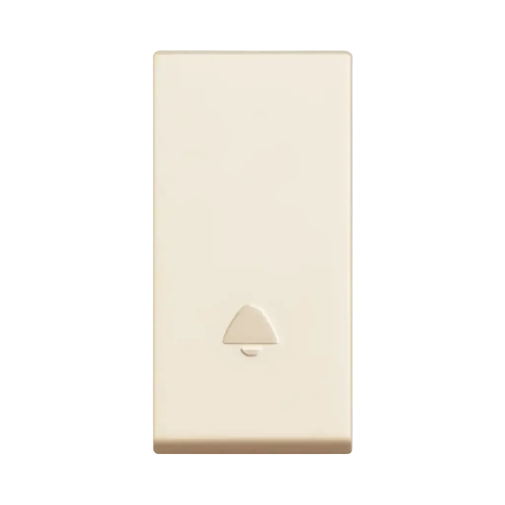 [DA005L] Bticino Pushbutton 1P (NO) 10 A 250 Va.c. with Bell Symbol Beige Solida