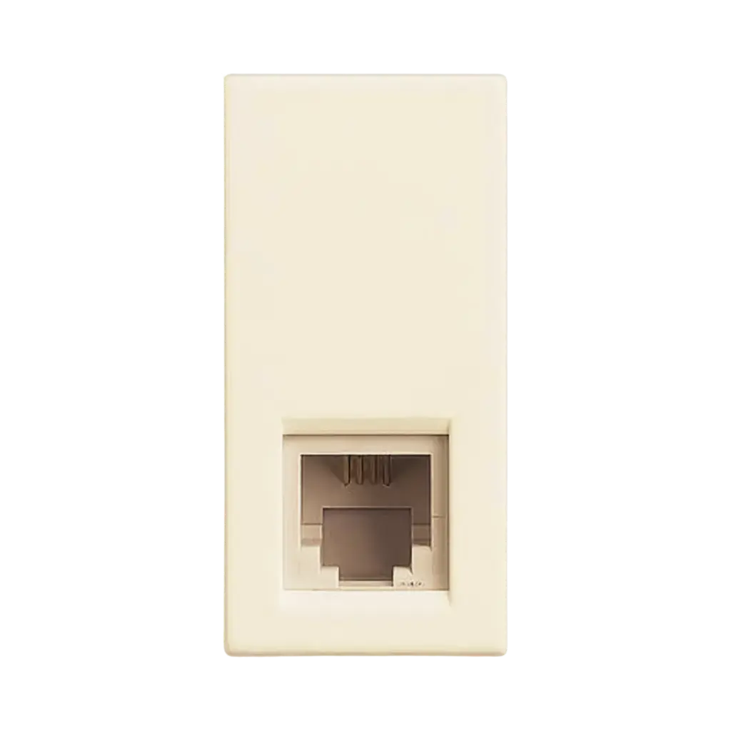 [DA4232RJ11] Bticino RJ 11 Telephone Sockets Beige, Solida
