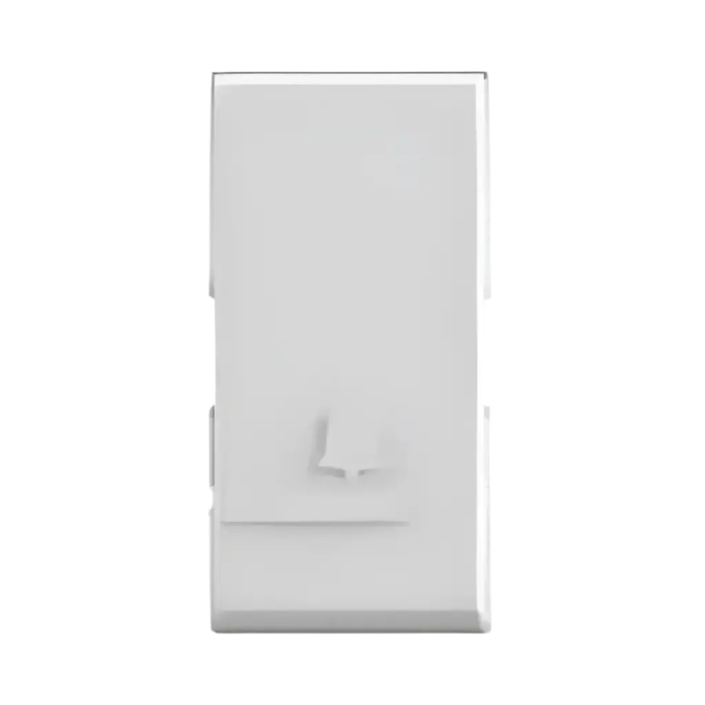 [BE4005LW] Bticino Pushbutton 1P (NO) 10 A 250 Va.c. with Bell Symbol White Forma Max