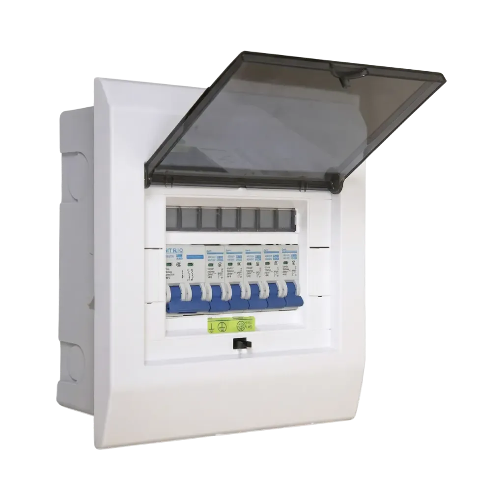 [115057] لوحة توزيع 13 خط وجه بلاستيك + قاعده معدن وبلاستيك V10 فينوس