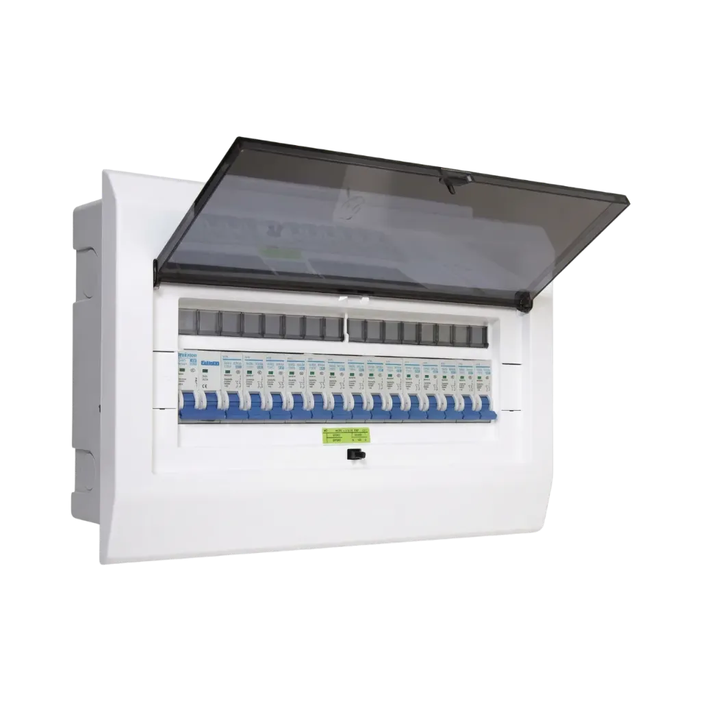 [115015] لوحة توزيع 19 خط وجه بلاستيك + قاعده بلاستيك V10 فينوس