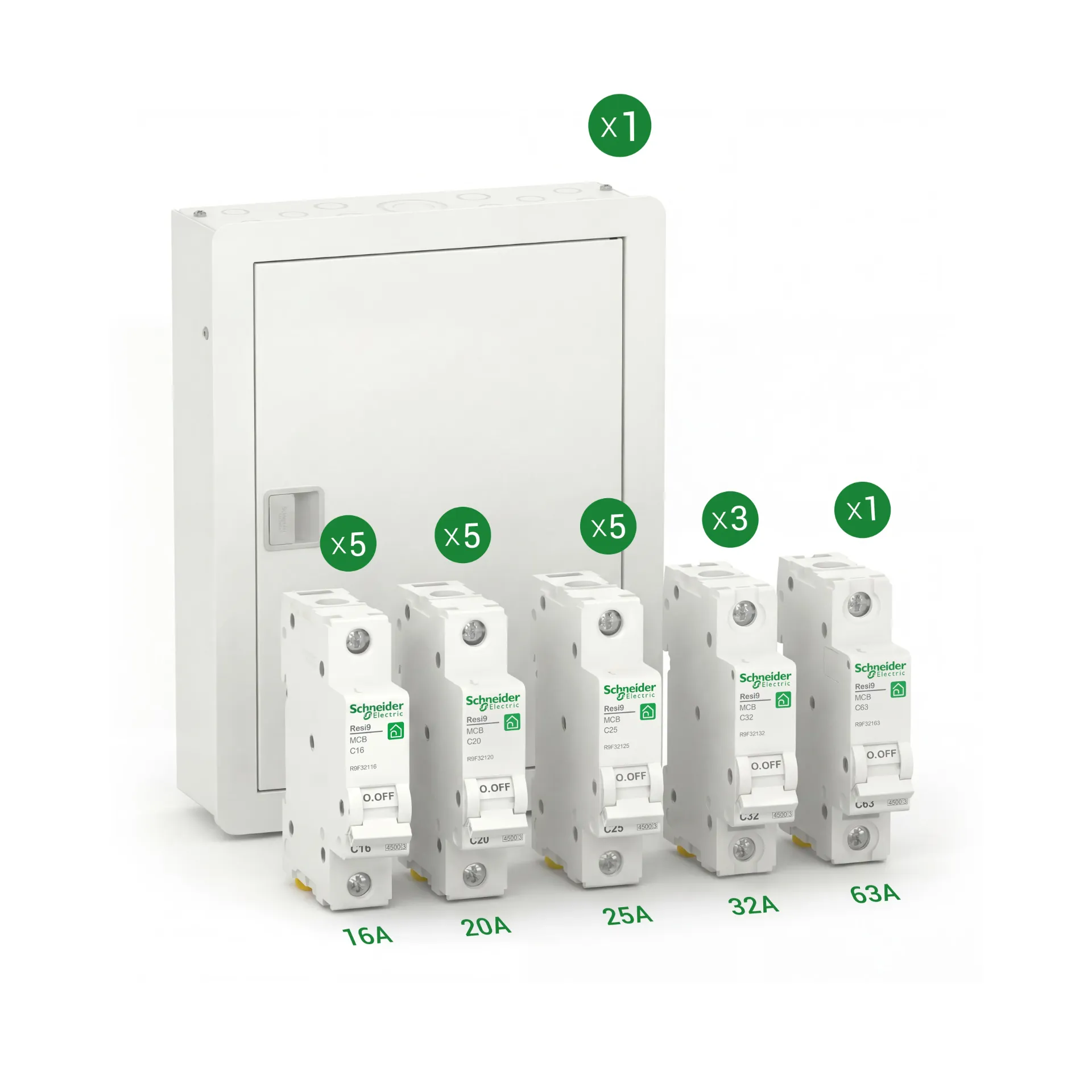 [SE-KIT-MLZ1] Schneider Electric Miluz Premium Finishing Package | 100m² Apartment Saver Bundle | 242 Pieces White
