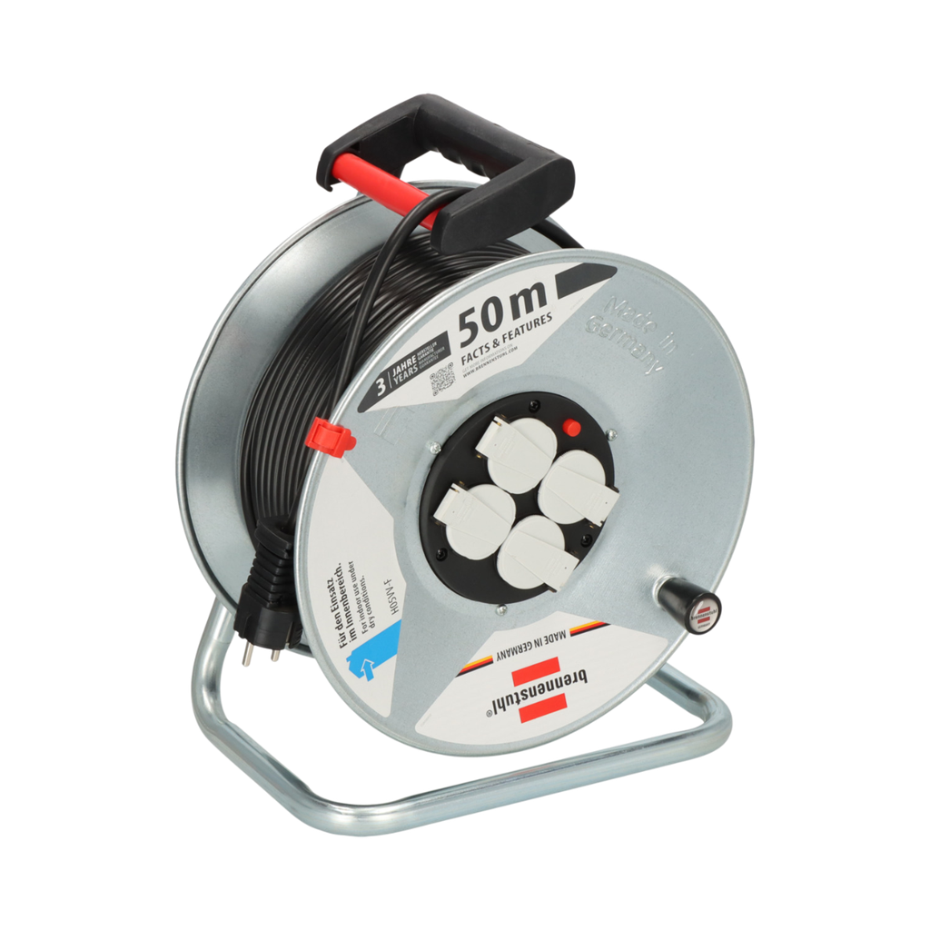 [1195066] Brennenstuhl Garant S 4 E Cable Reel 50m H05VV-F 3G1,5