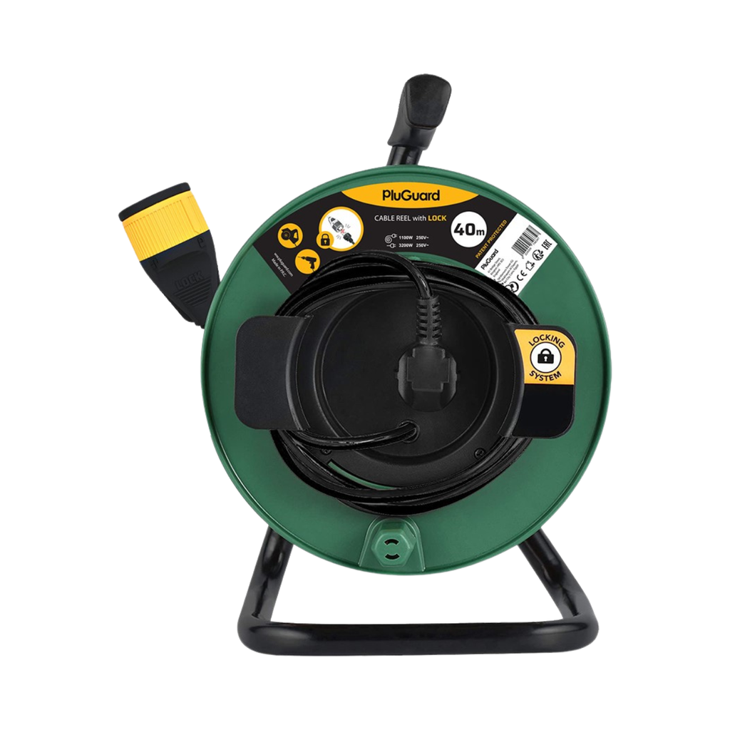 [6224009746347] مشترك بكرة سلك بفيشة لوك 40 متر اى لوك