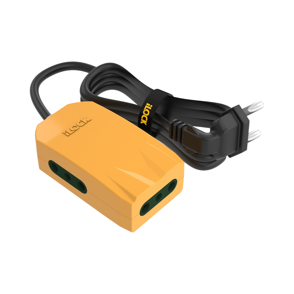 iLock Mini Power Strip 3 Outlets 1.5 Meter Cable