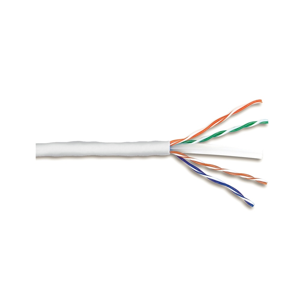 [ACT4P6ULS3RBWE] Schneider Electric Category6, 4pr UTP Cable 305m White, LSZH