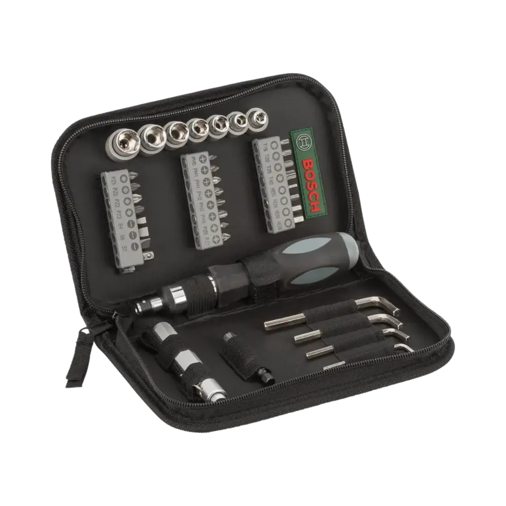 Bosch Accessories Screwdriving and Socket Set 38 Pieces