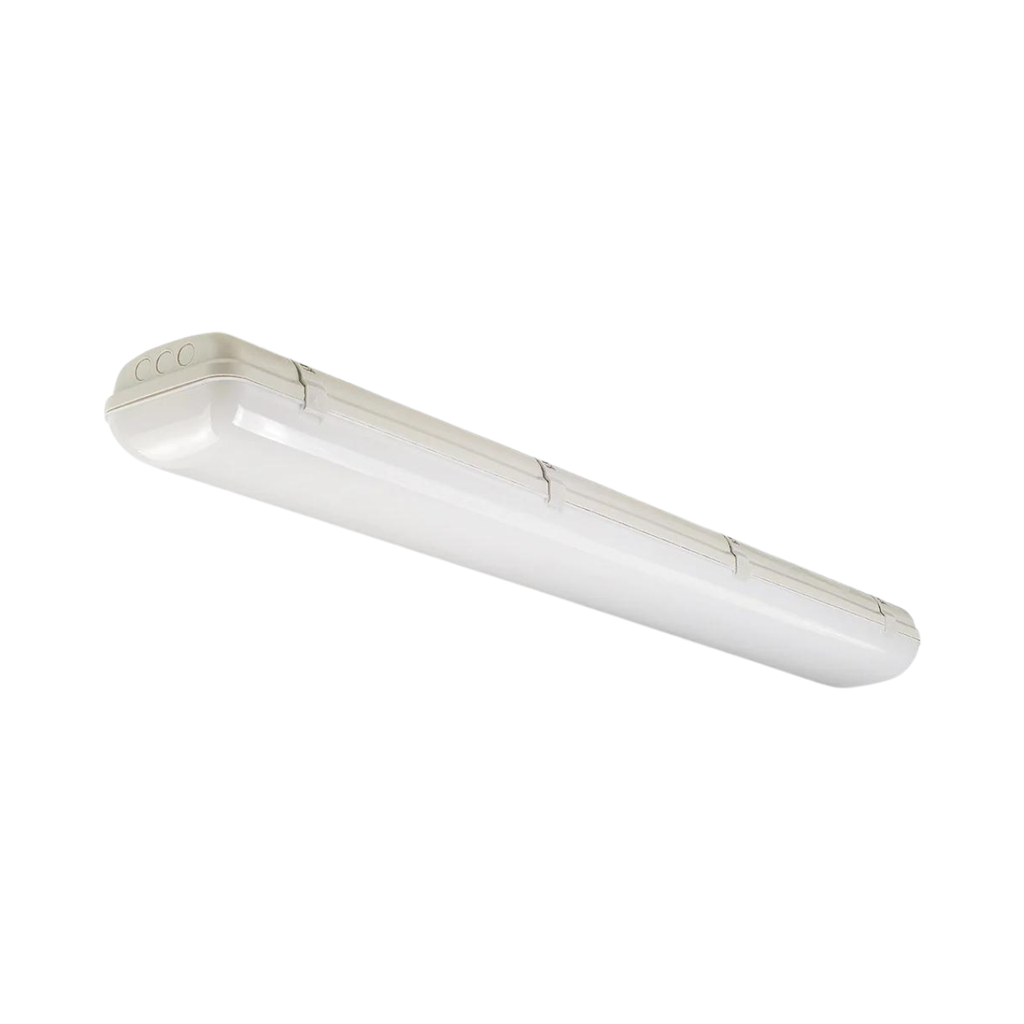 Egylux 2*120 cm Marina Polycarbonate Luminaire, inc. 2*18w Lamps