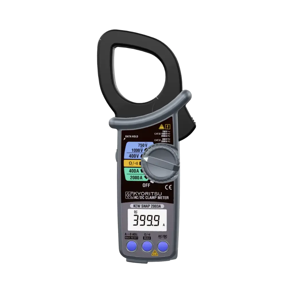 [2003A] Kyoritsu AC/DC Digital Clamp Meter 2000A 1000V