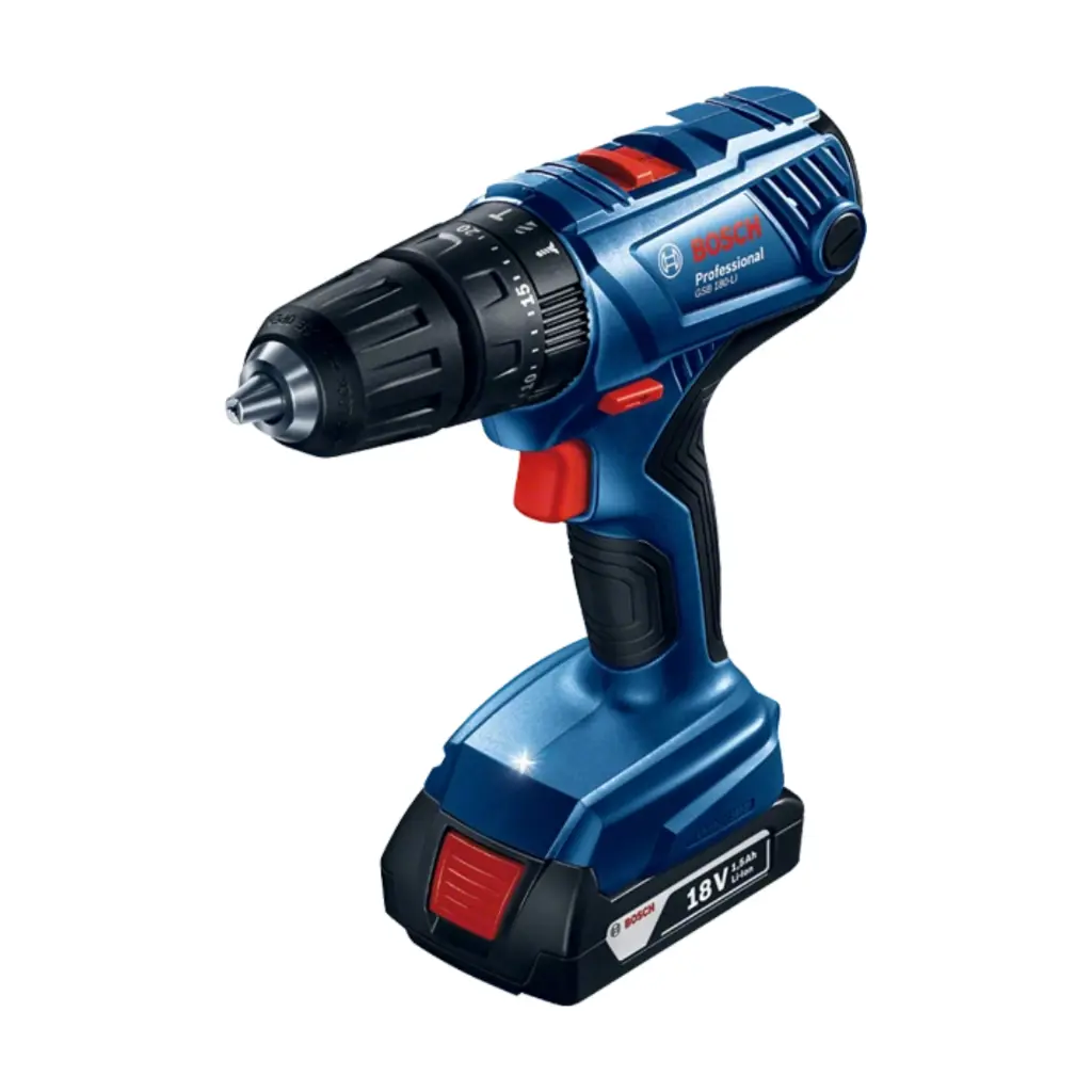 Bosch Cordless Combi in Carrying Case GSB 180-LI +2 Battery 2,0 Ah