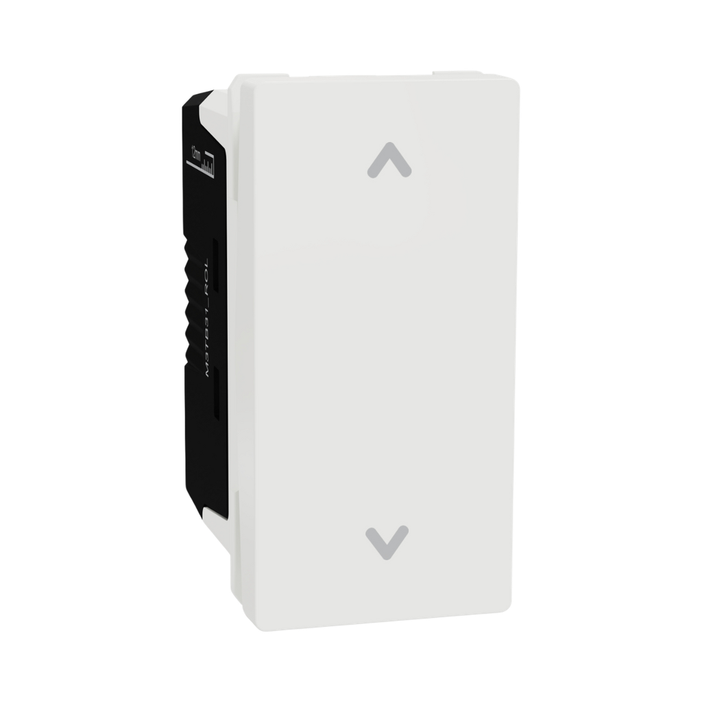 [M3TB31_ROL] Schneider Electric Miluz E Roller Blind Switch,10A, 250V, 1 Module, White