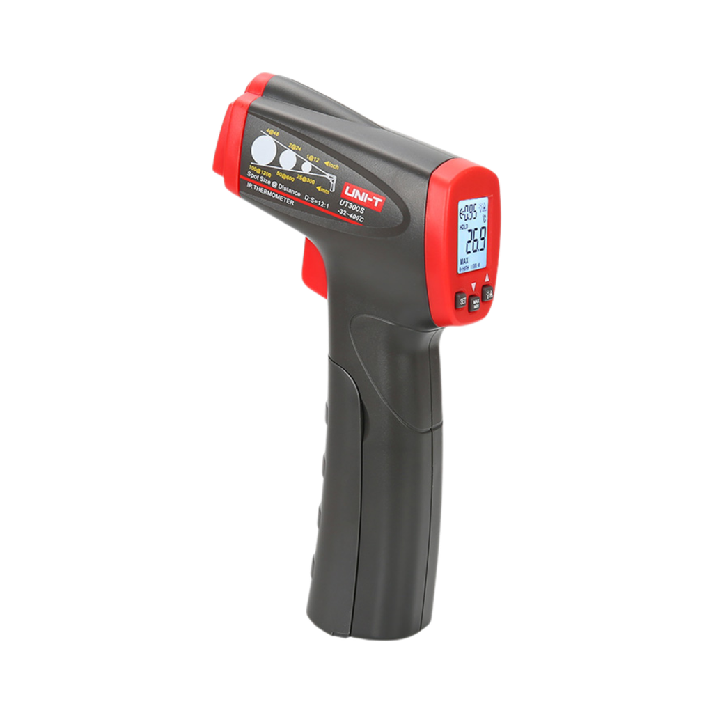 Uni-T Infrared  Thermometer. Compact and Slim Tempreature Range -32°~400° C  9v Battery 