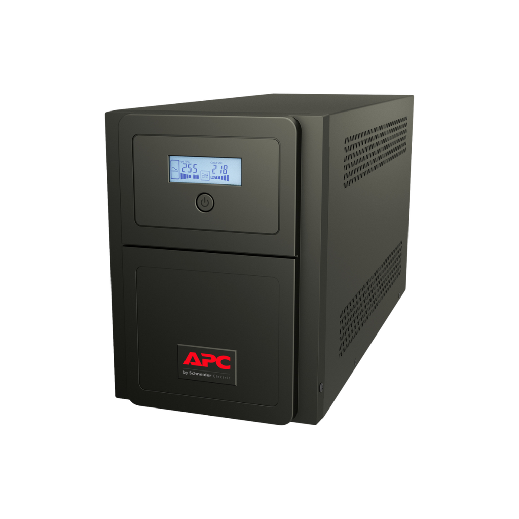 [SMV1000I-GR] APC Easy UPS 1 Ph Line Interactive, 1000VA, Tower, 230V, 4 Schuko CEE 7 Outlets, AVR, LCD