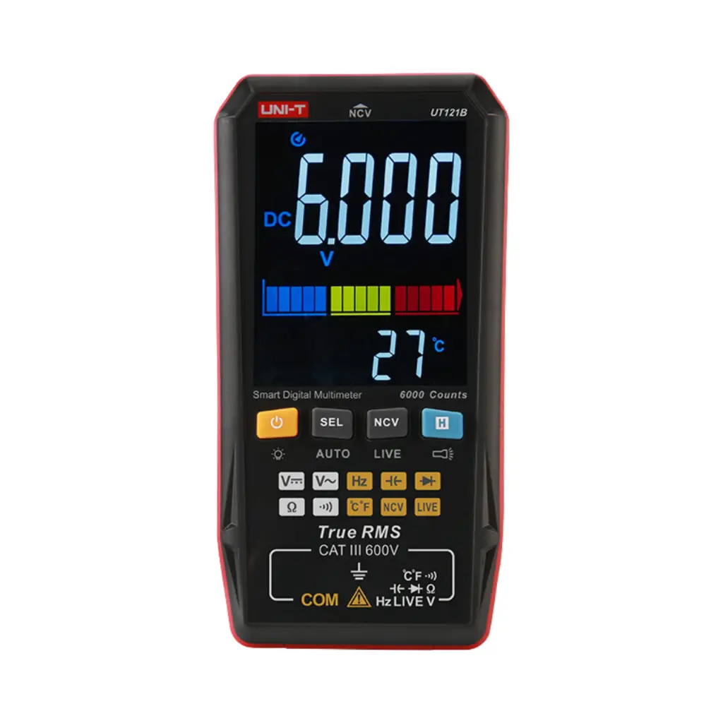 [UT121B] Uni-T Smart Auto Range Digital Multimeter AC/DC 600v Mesurement