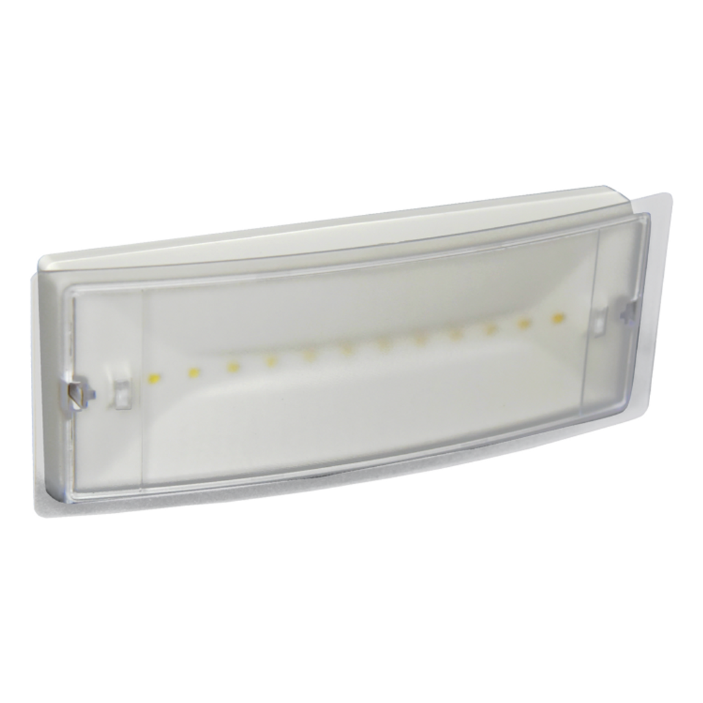 [GR-9/leds] Olympia Electronics Led emergency luminaries with Maintained/Non-Maintained Operation. Up to 3 hours Autonomous Duration, With Test Button