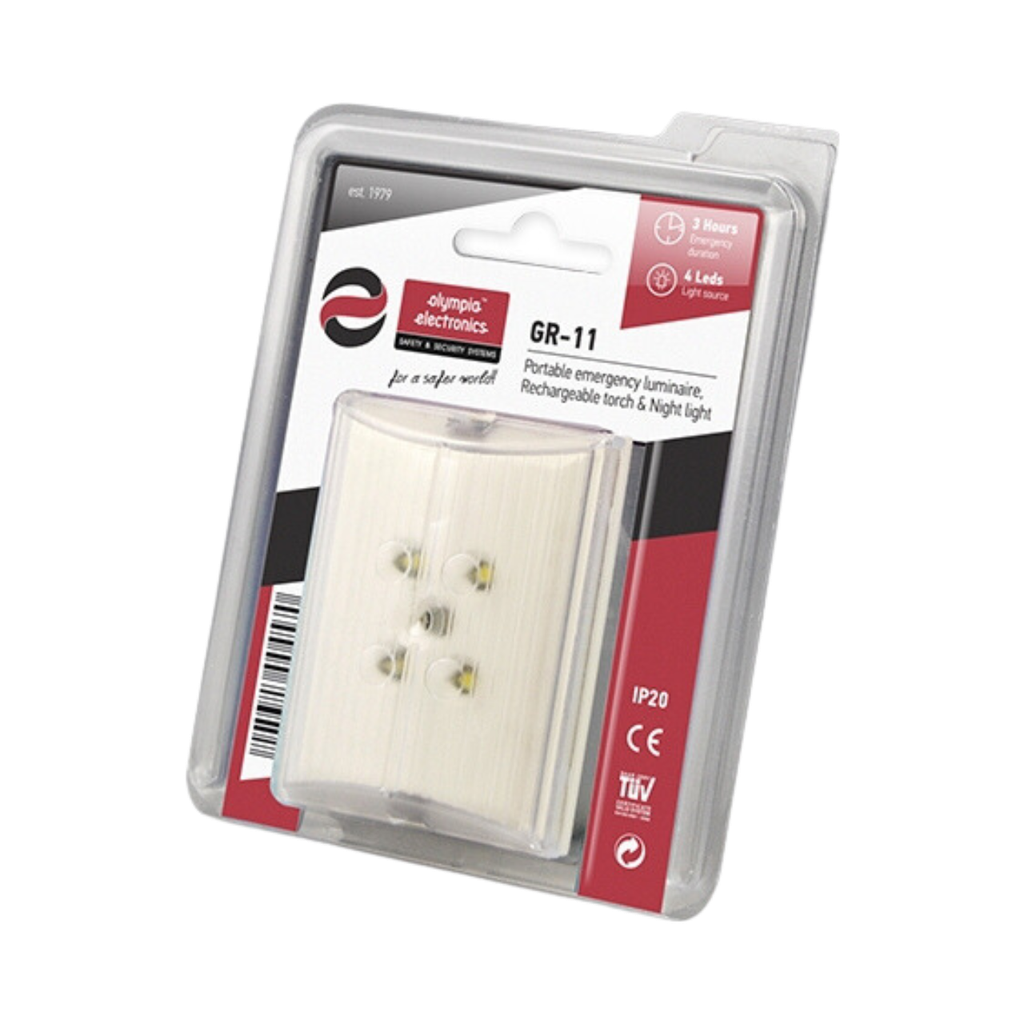[GR-11] وناسة ولقمة طوارئ شحن تضئ تلقائيا فور انقطاع التيار الكهربائى اوليمبيا اليكترونيكس
